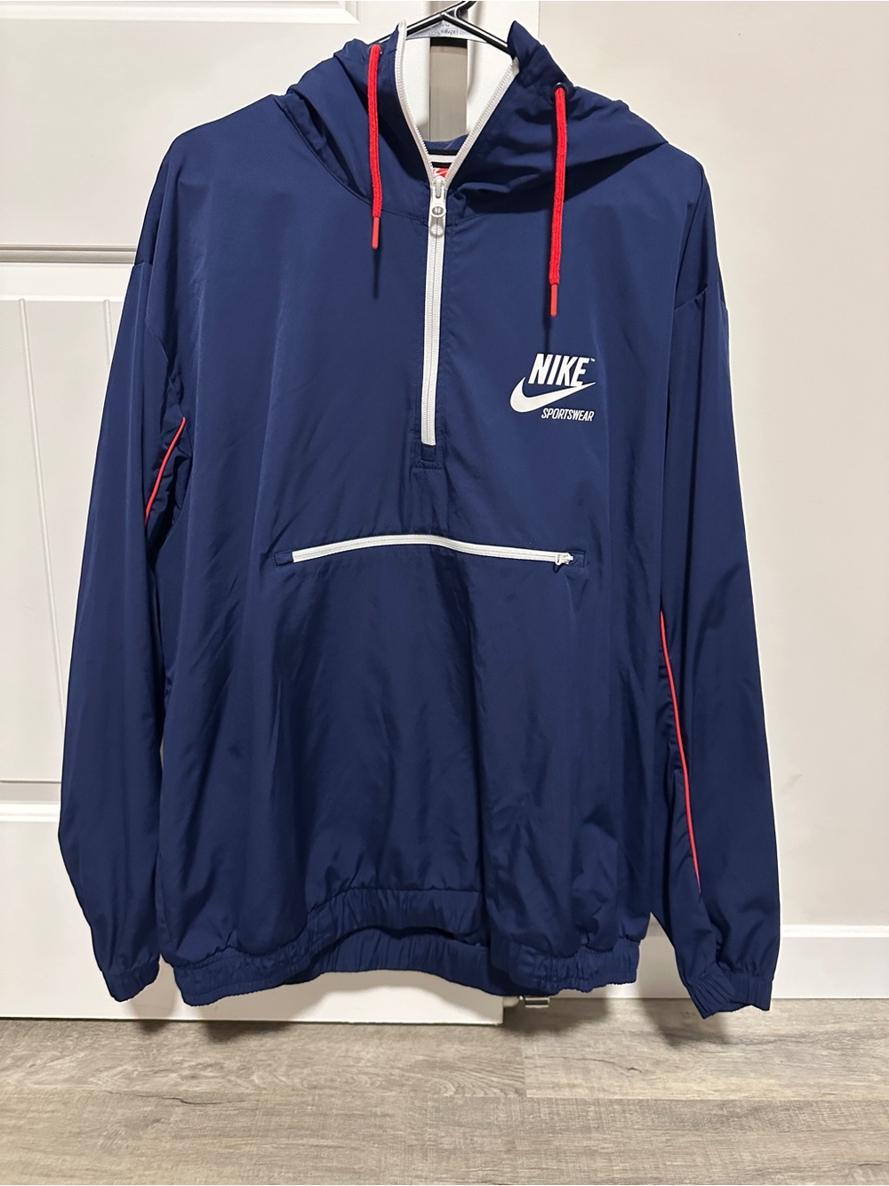 Vintage Nike Sportswear Hooded Woven Archive Jacket.